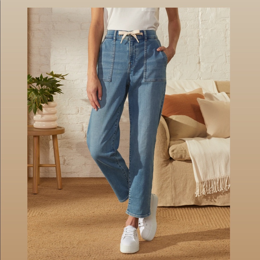 Upwest all day denim pull on pant